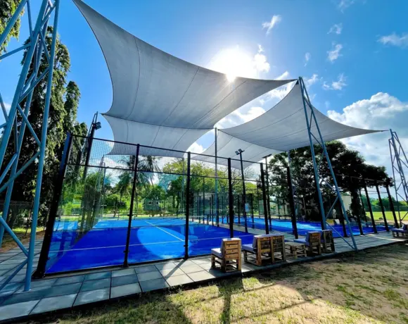 Padel courts at Mnarani Beach Club