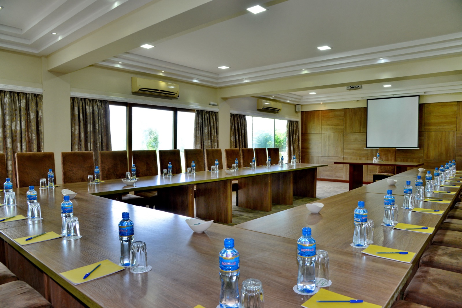 The boardroom and conference space at Mnarani